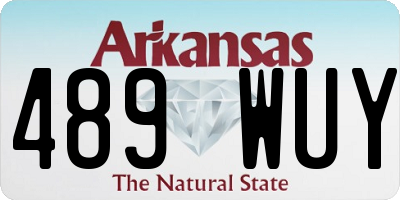 AR license plate 489WUY