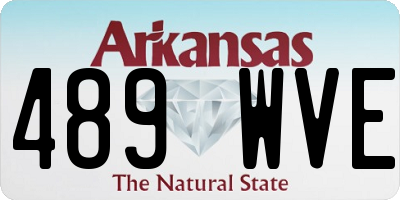 AR license plate 489WVE