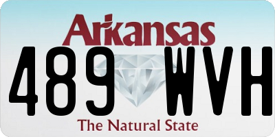 AR license plate 489WVH