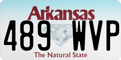 AR license plate 489WVP