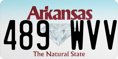 AR license plate 489WVV