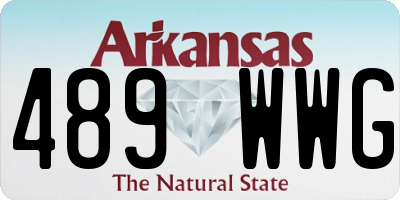 AR license plate 489WWG