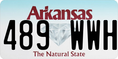 AR license plate 489WWH