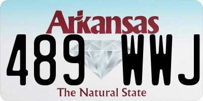 AR license plate 489WWJ