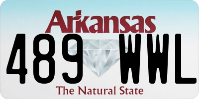 AR license plate 489WWL