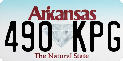 AR license plate 490KPG