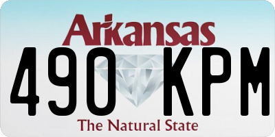 AR license plate 490KPM