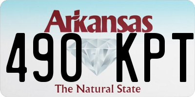 AR license plate 490KPT