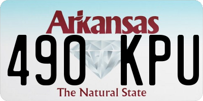 AR license plate 490KPU