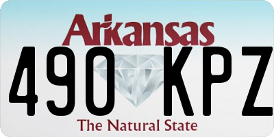 AR license plate 490KPZ