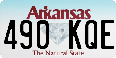 AR license plate 490KQE