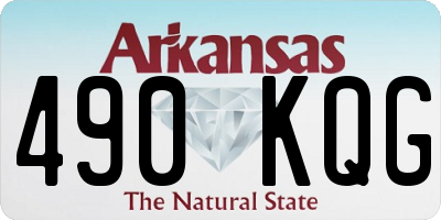 AR license plate 490KQG