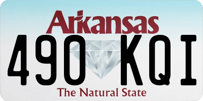 AR license plate 490KQI