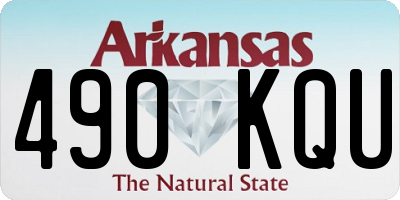 AR license plate 490KQU