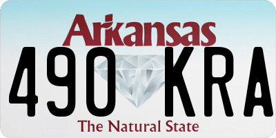 AR license plate 490KRA