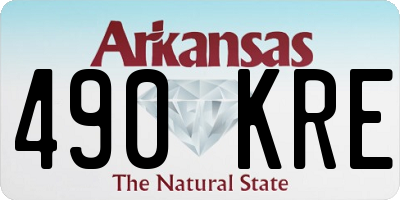 AR license plate 490KRE