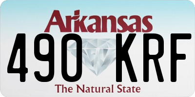 AR license plate 490KRF