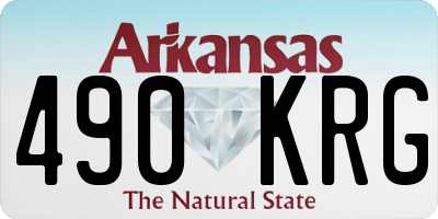 AR license plate 490KRG