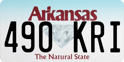AR license plate 490KRI
