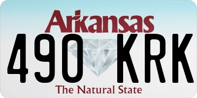 AR license plate 490KRK