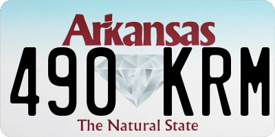 AR license plate 490KRM