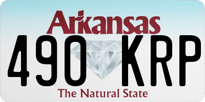 AR license plate 490KRP