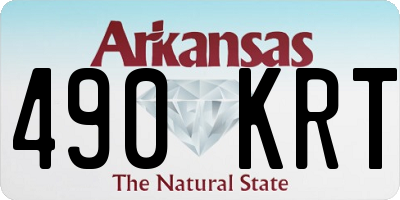 AR license plate 490KRT