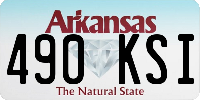 AR license plate 490KSI