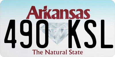 AR license plate 490KSL