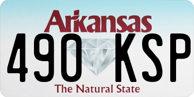 AR license plate 490KSP