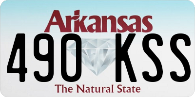 AR license plate 490KSS
