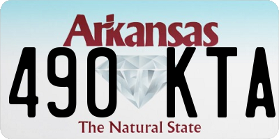 AR license plate 490KTA