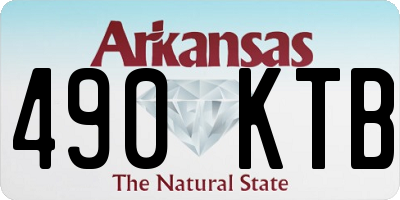AR license plate 490KTB