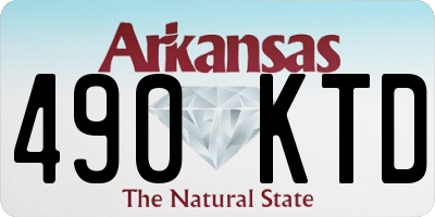 AR license plate 490KTD