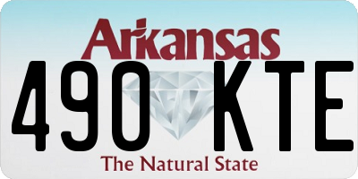 AR license plate 490KTE