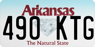 AR license plate 490KTG
