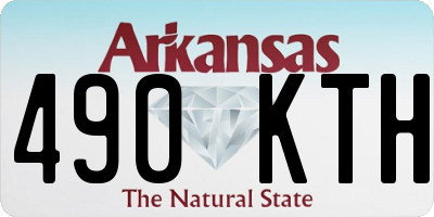 AR license plate 490KTH