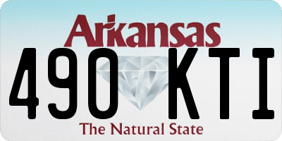 AR license plate 490KTI