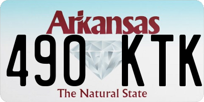 AR license plate 490KTK