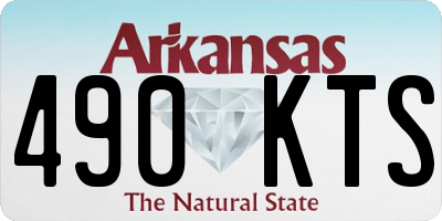AR license plate 490KTS