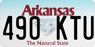 AR license plate 490KTU