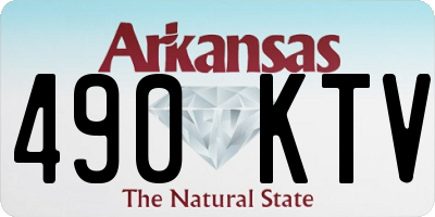 AR license plate 490KTV