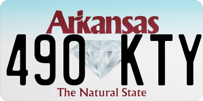 AR license plate 490KTY