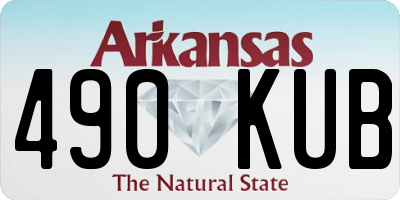 AR license plate 490KUB