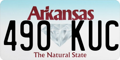 AR license plate 490KUC