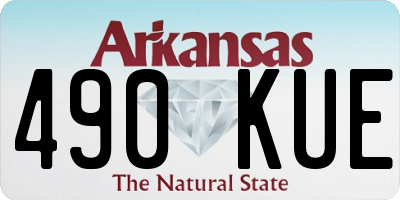 AR license plate 490KUE
