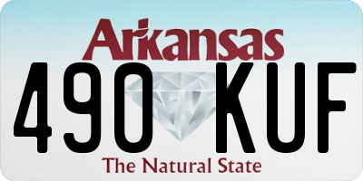 AR license plate 490KUF