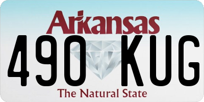 AR license plate 490KUG