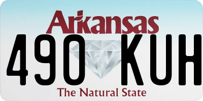 AR license plate 490KUH