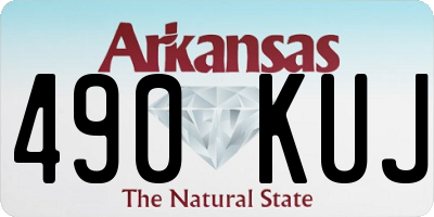 AR license plate 490KUJ